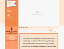 Tablet Screenshot of coralcasinoclub.com
